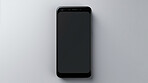 Cellphone device mockup blank digital screen display 3d render for design