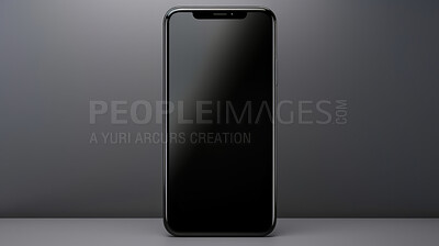 Cellphone device mockup blank digital screen display 3d render for design