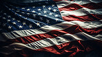 United states of America flag. Red, white and blue. National pride concept.