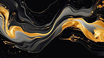 Black marble paint liquid flow effect. Abstract marble background pattern