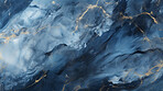 Blue marble abstract design countertop. Texture paint stone background pattern