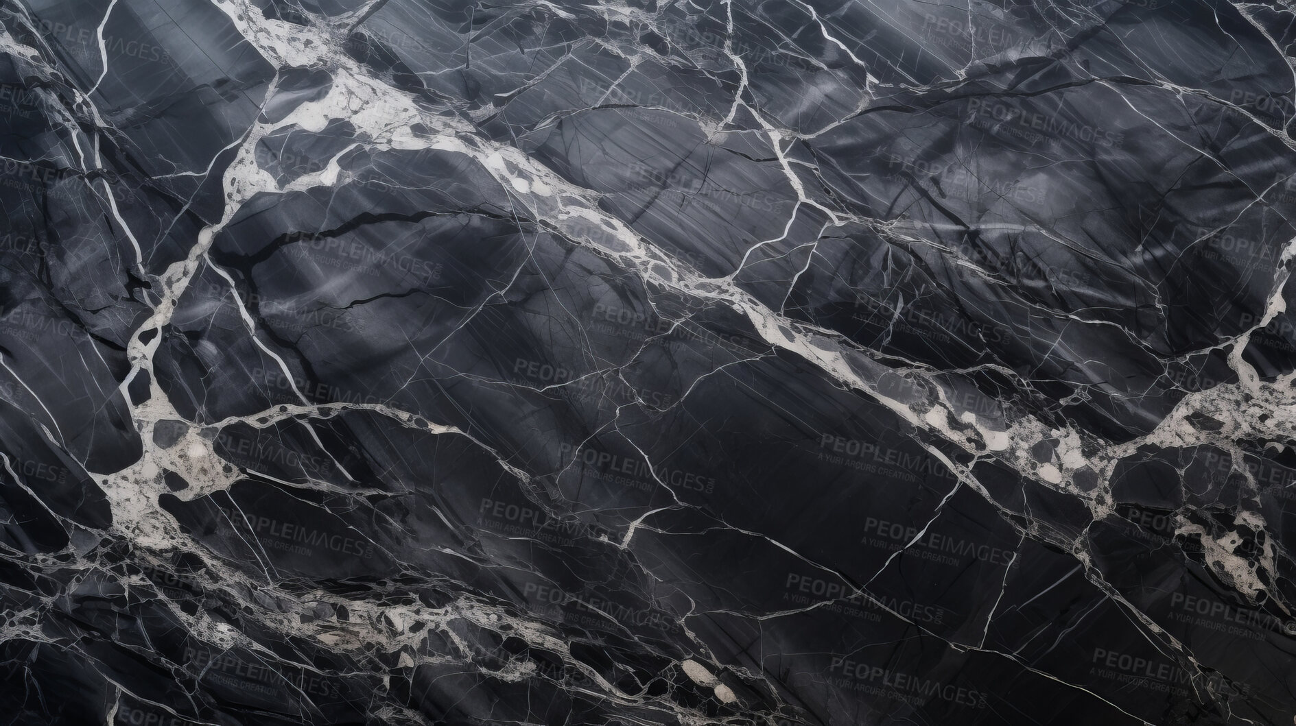 Buy stock photo Black marble abstract design countertop. Texture paint stone background pattern
