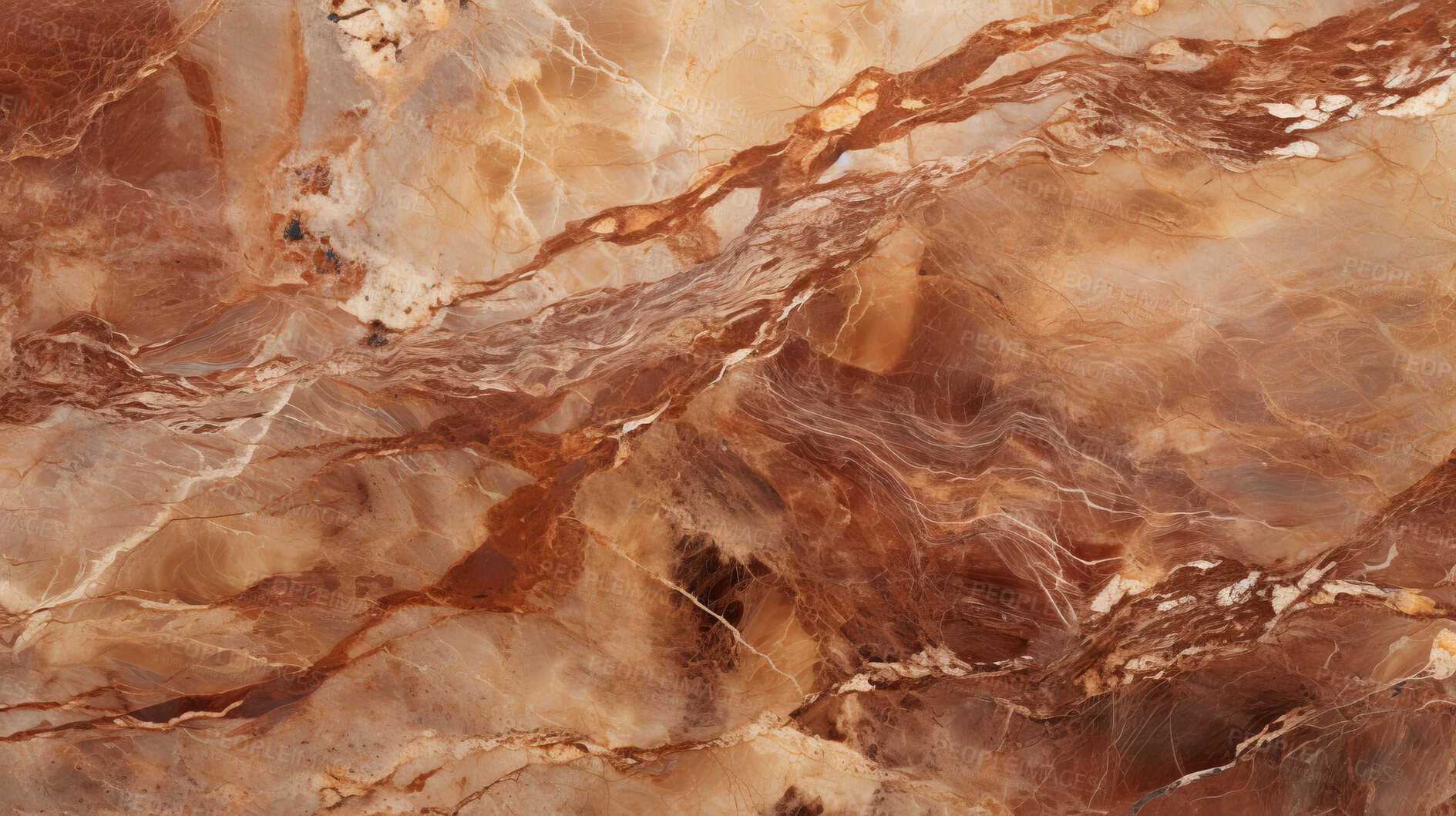 Buy stock photo Brown marble abstract design countertop. Texture paint stone background pattern