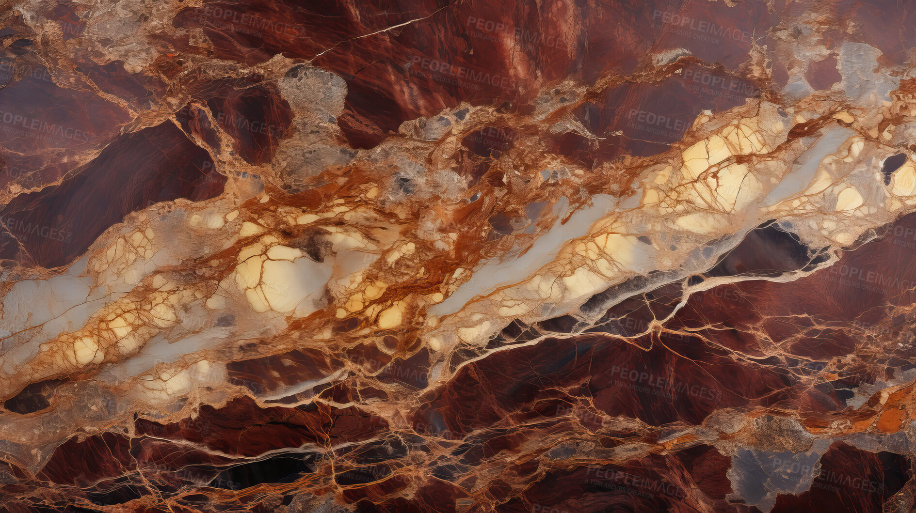 Buy stock photo Brown marble abstract design countertop. Texture paint stone background pattern