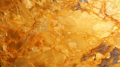 Buy stock photo Gold marble abstract design countertop. Texture paint stone background pattern