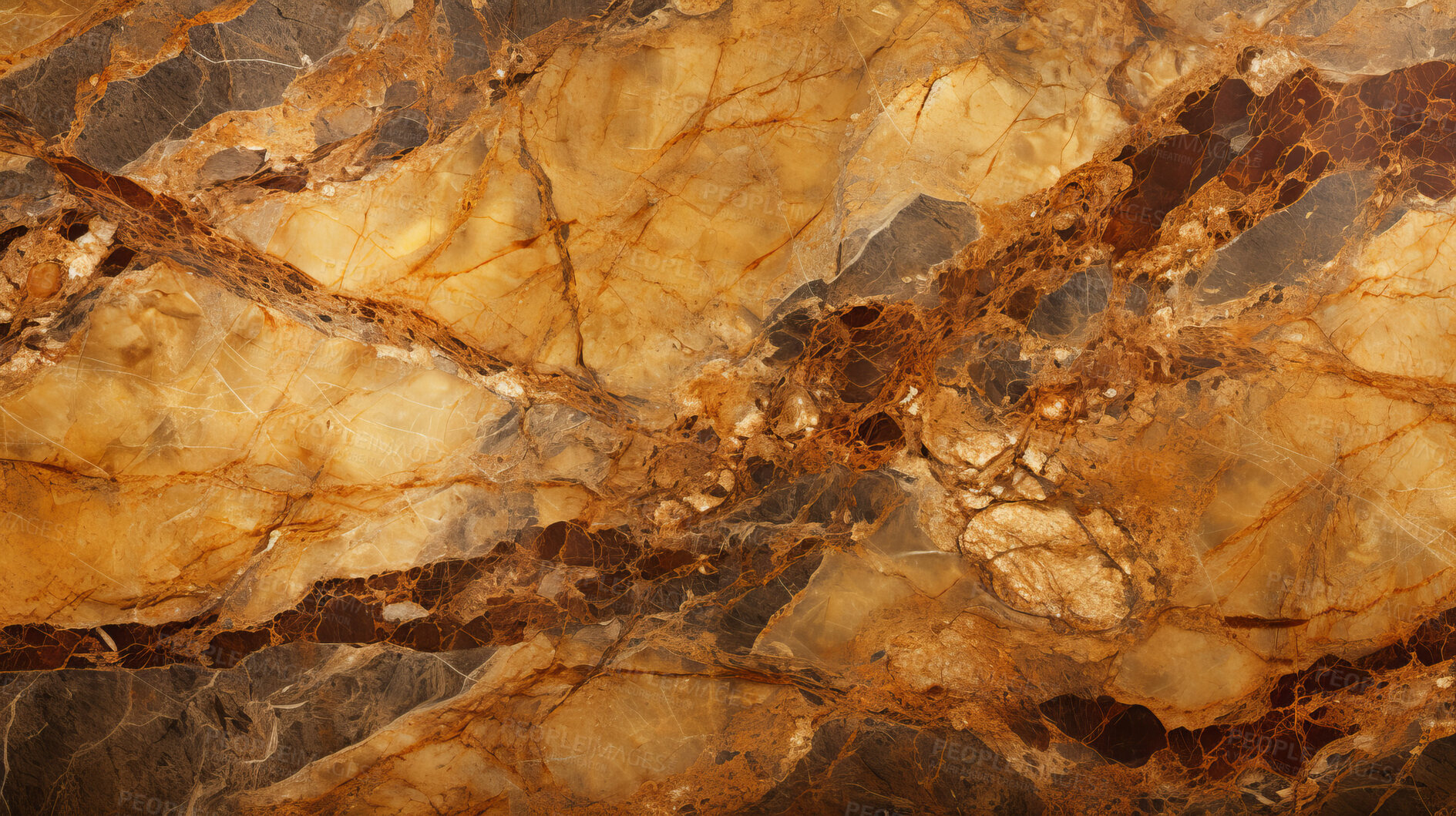 Buy stock photo Gold marble abstract design countertop. Texture paint stone background pattern