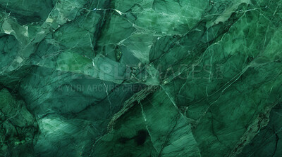 Green marble abstract design countertop. Texture paint stone background pattern