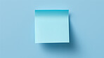 Blue sticky notes. Design post it for work memo reminders, business planning and scheduling