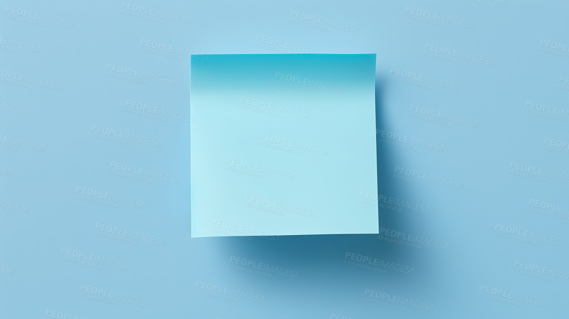 Buy stock photo Blue sticky notes. Design post it for work memo reminders, business planning and scheduling