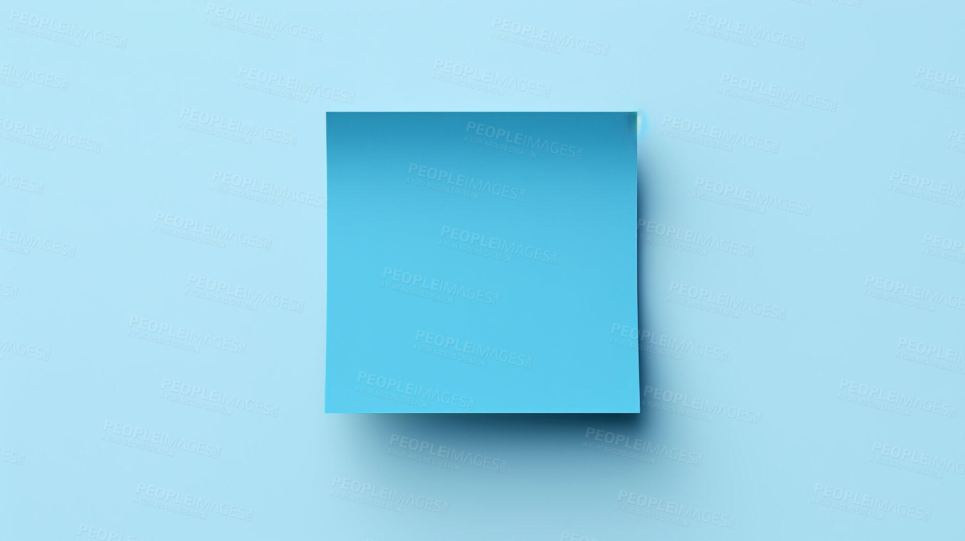 Buy stock photo Blue sticky notes. Design post it for work memo reminders, business planning and scheduling