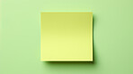 Green sticky notes. Design post it for work memo reminders, business planning and scheduling