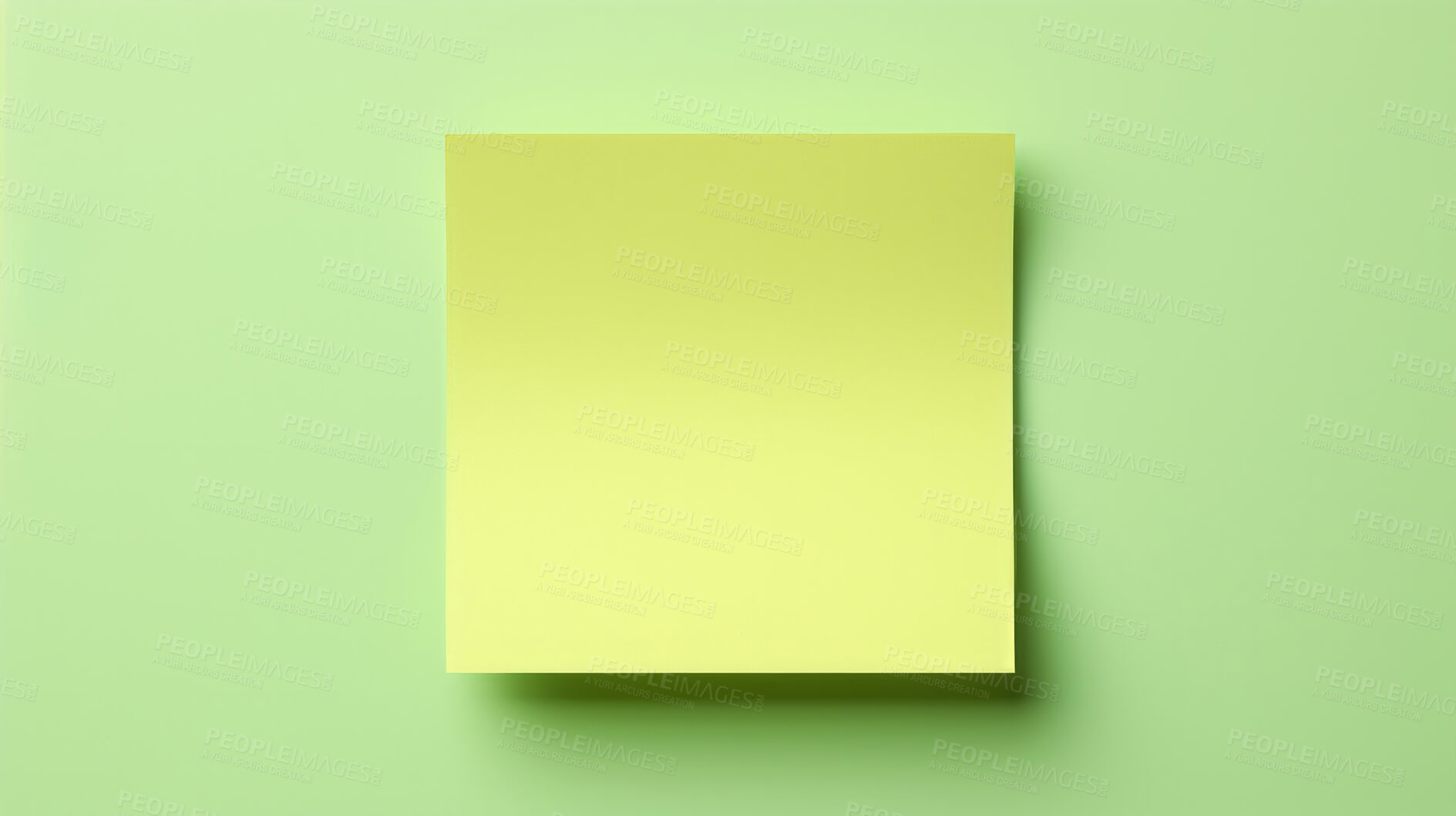Buy stock photo Green sticky notes. Design post it for work memo reminders, business planning and scheduling
