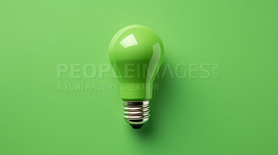 Buy stock photo Eco friendly lightbulb, Sustainability, Renewable energy concept