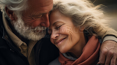 Romantic married retired senior couple.Happy anniversary quality time