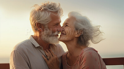 Romantic married retired senior couple.Happy anniversary quality time