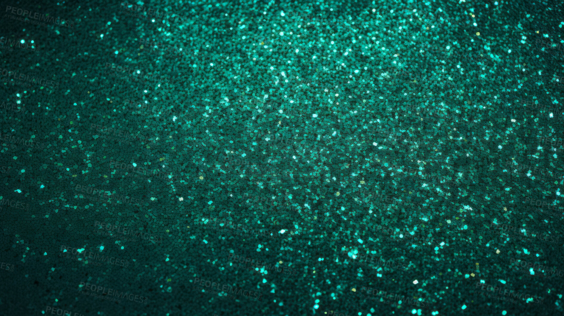 Buy stock photo Green glitter sparkling shiny wrapping paper background. Wallpaper decoration