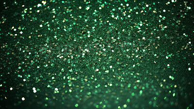Green glitter sparkling shiny wrapping paper background. Wallpaper decoration