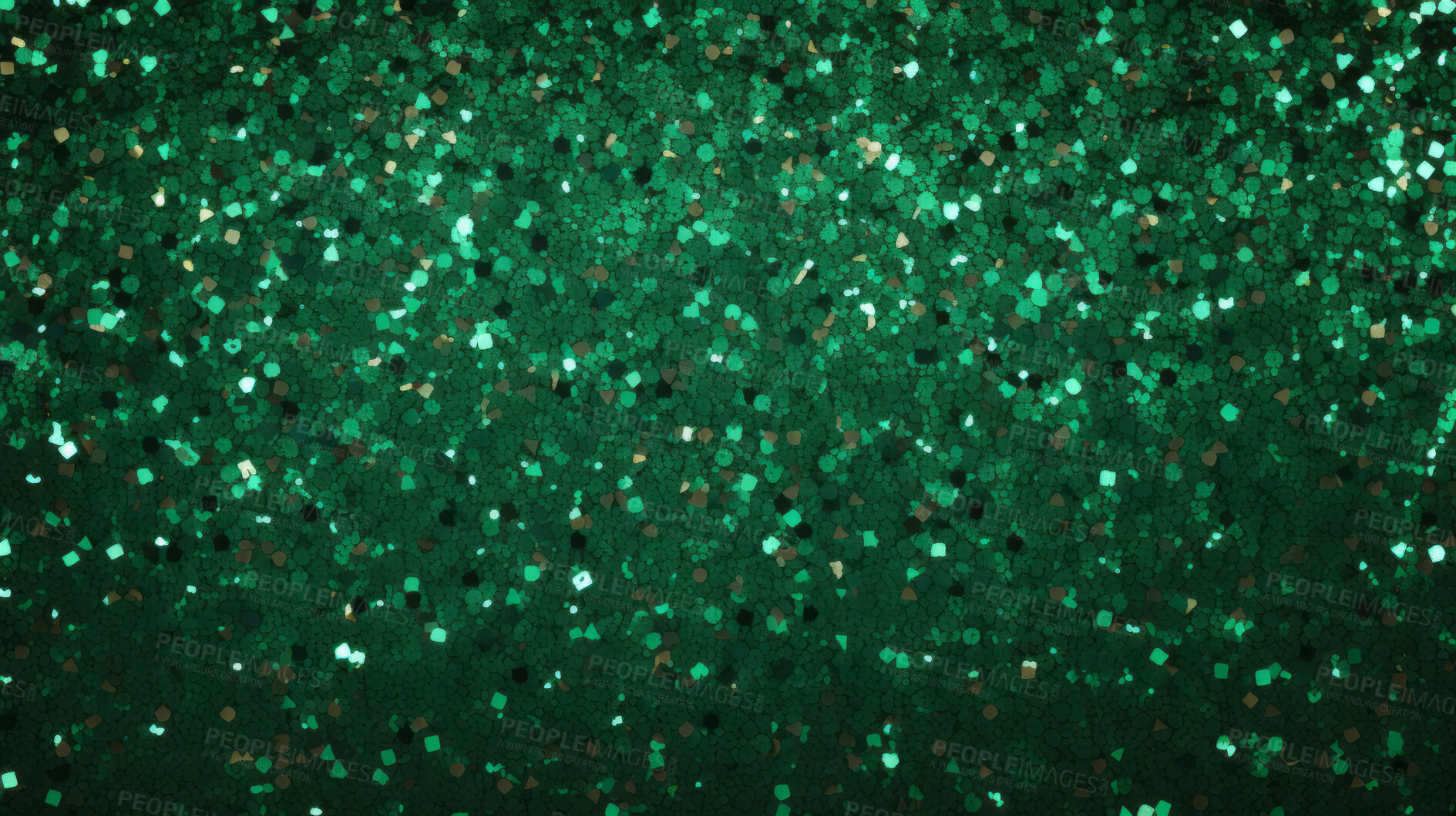 Buy stock photo Green glitter sparkling shiny wrapping paper background. Wallpaper decoration