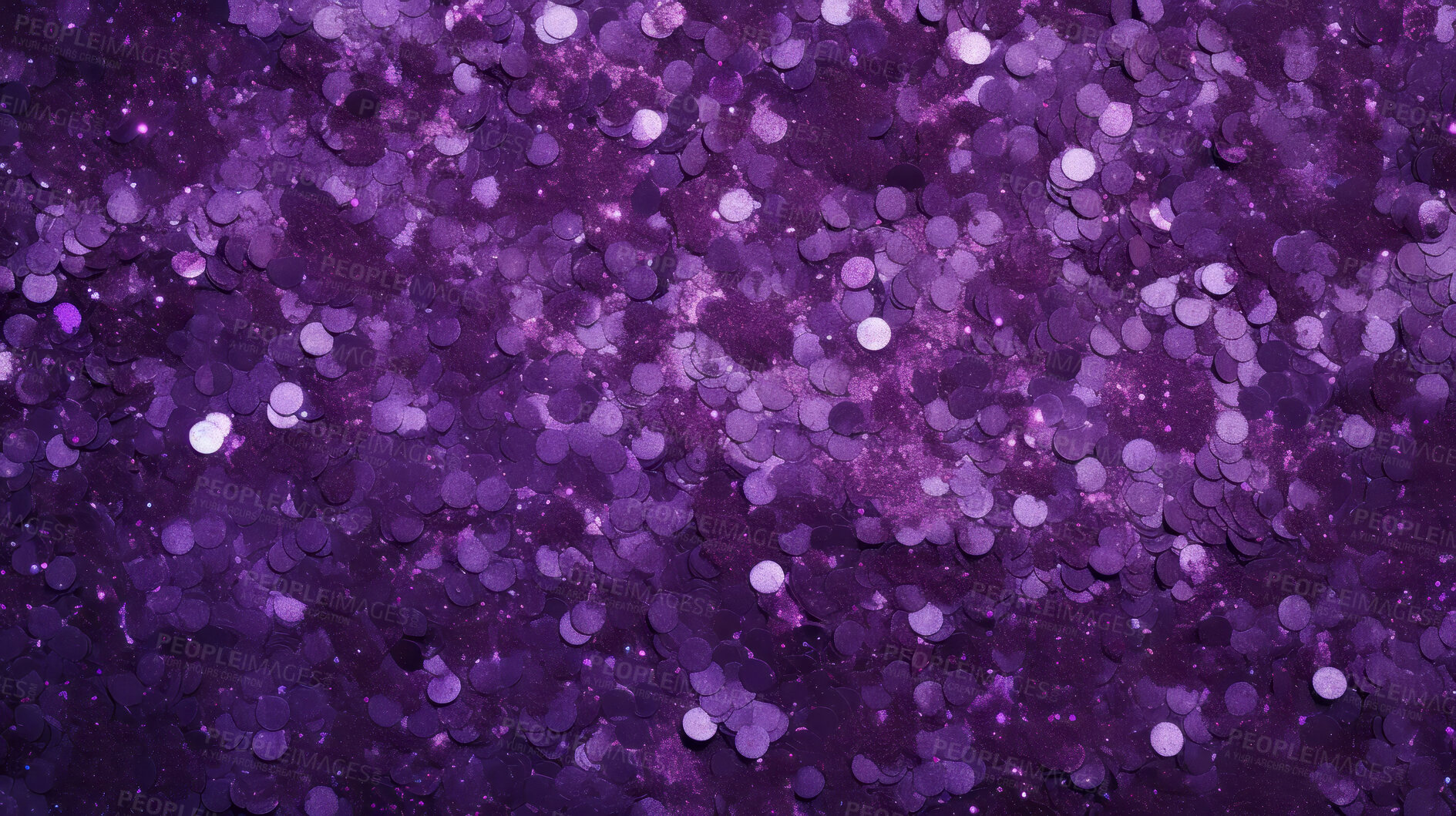 Buy stock photo Purple glitter sparkling shiny wrapping paper background. Wallpaper decoration