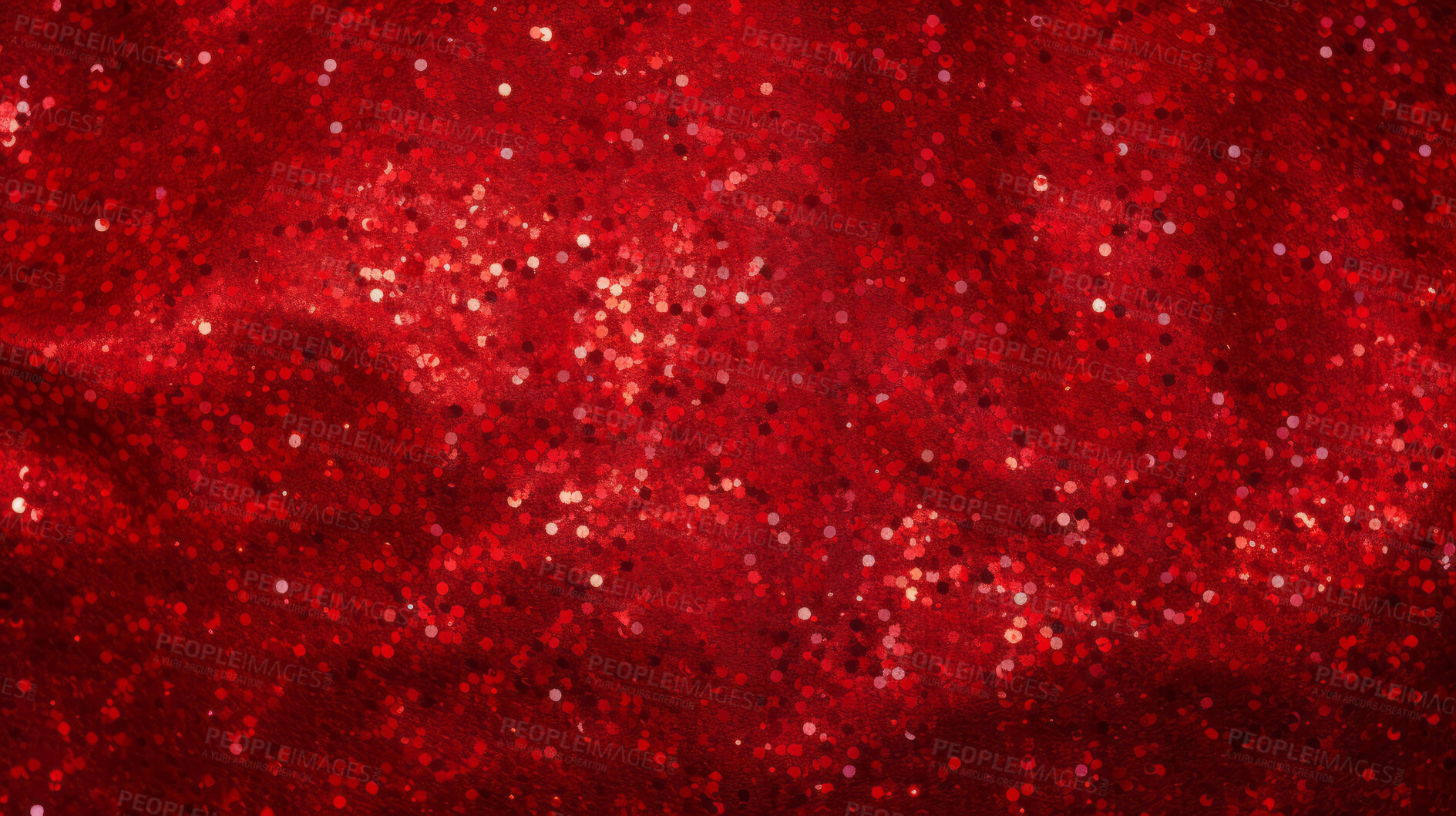 Buy stock photo Red glitter sparkling shiny wrapping paper background. Wallpaper decoration