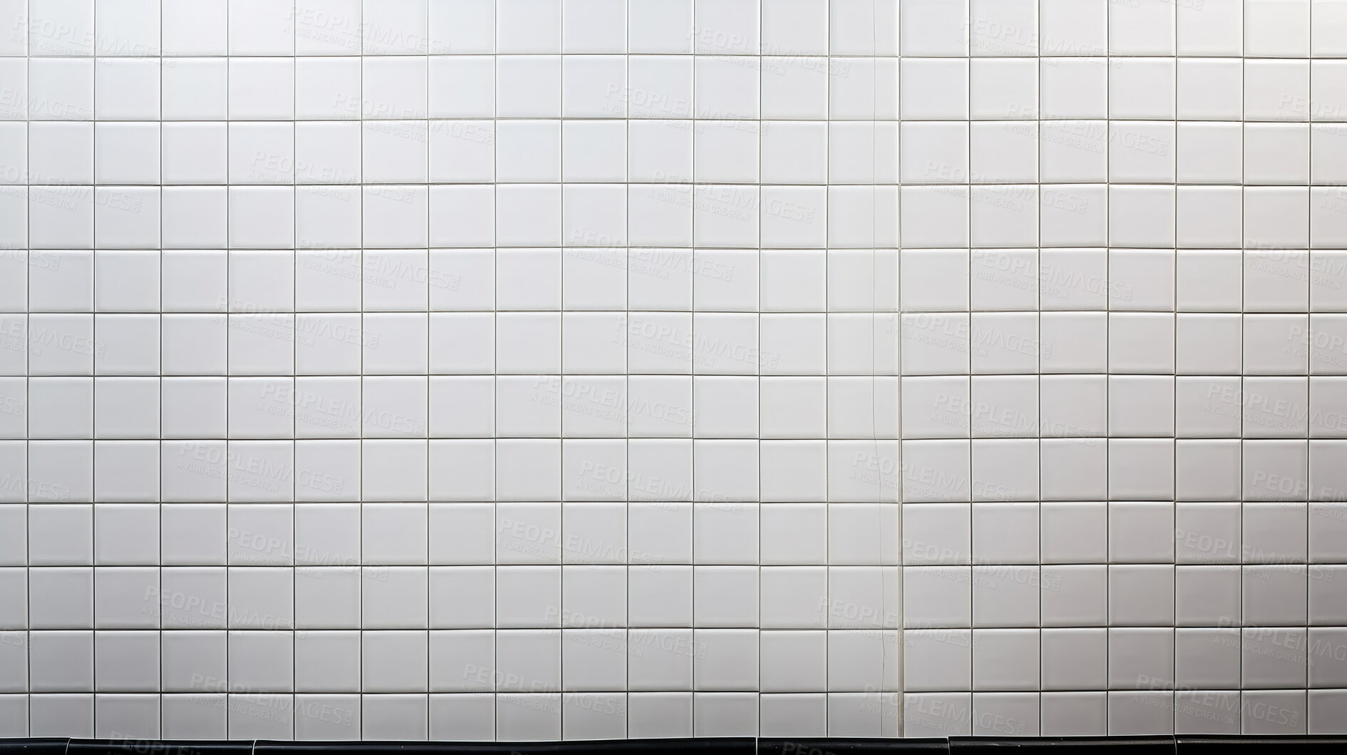 Buy stock photo White ceramic tile wall or floor background. Design wallpaper copyspace