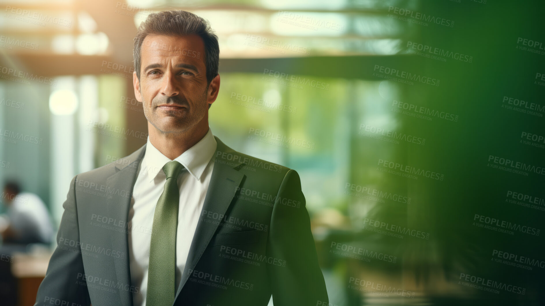 Buy stock photo Portrait of businessman, ceo, manager or designer for sustainable architecture