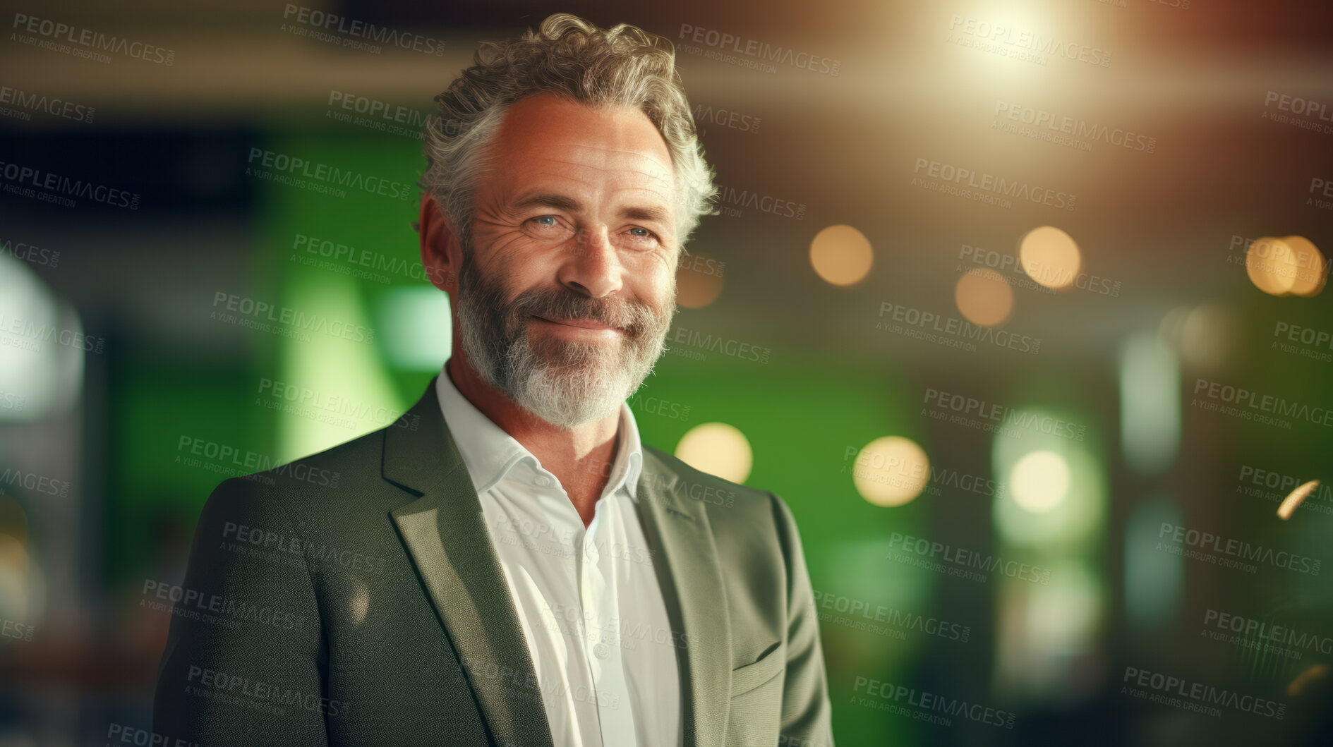 Buy stock photo Portrait of businessman, ceo, manager or designer for sustainable architecture