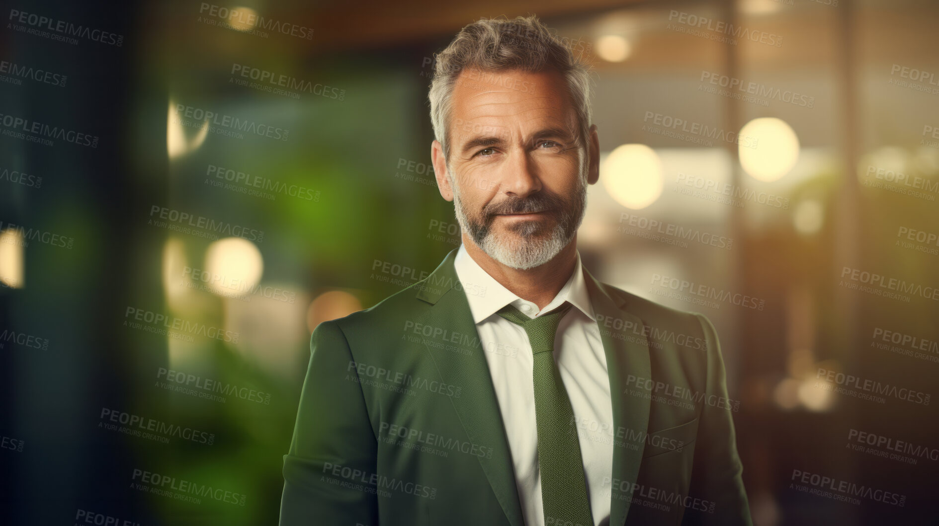 Buy stock photo Portrait of businessman, ceo, manager or designer for sustainable architecture