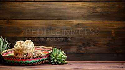 Mexican Cinco de Mayo holiday background. Traditional party celebration concept