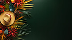 Mexican Cinco de Mayo holiday background. Traditional party celebration concept