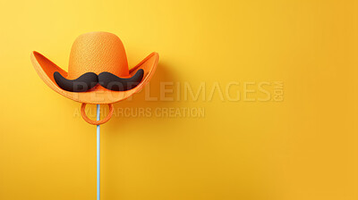 Buy stock photo Mexican flatlay concept with copyspace. Creative advertising background
