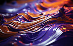 Vibrant 3d liquid paint swirls. Abstract background concept.