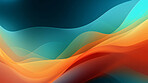 Colourful waveform on dark background. Abstract concept.