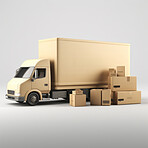 Fast and efficient transport and delivery service. Safe shipping logistics