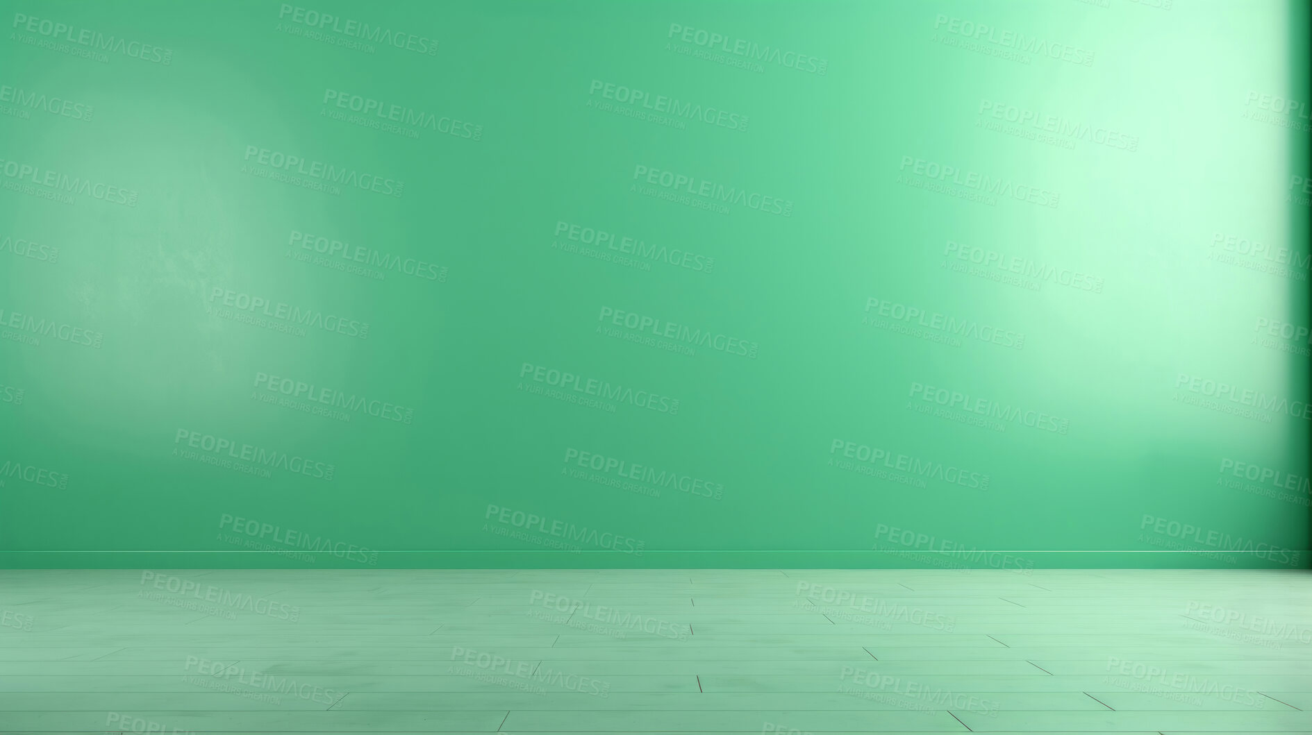 Buy stock photo Minimal abstract empty interior background. Green walls.