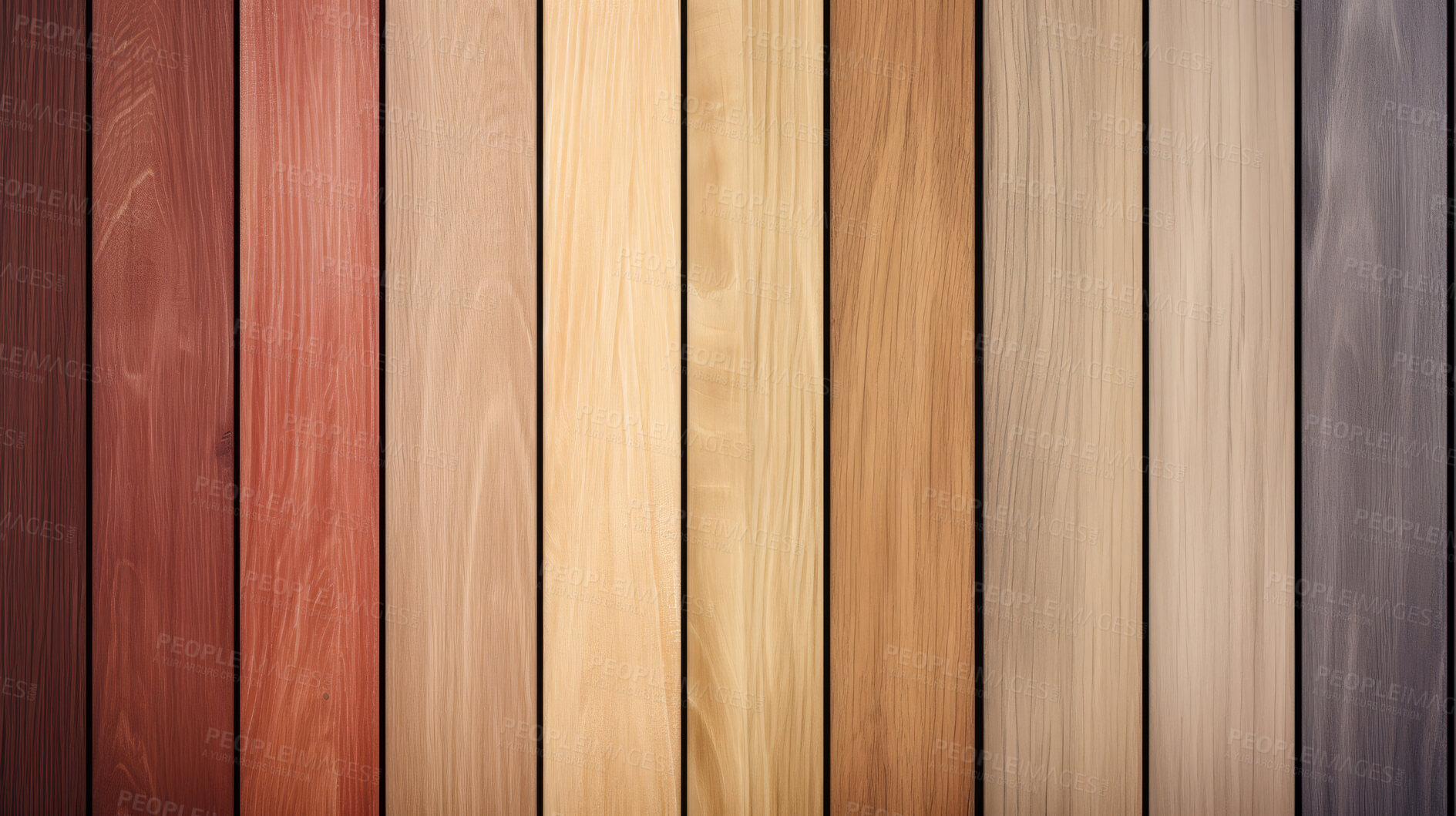 Buy stock photo Multi shades of brown wood table, wall or floor background, wooden texture. Copy space.