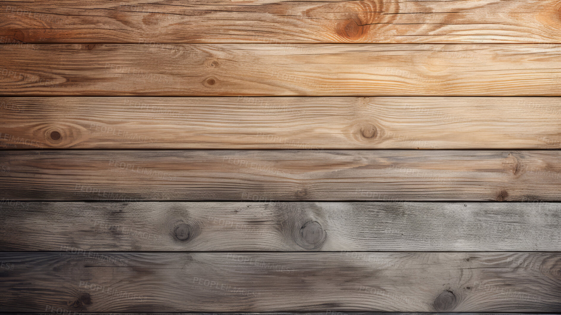 Buy stock photo Multi shades of brown wood table, wall or floor background, wooden texture. Copy space.