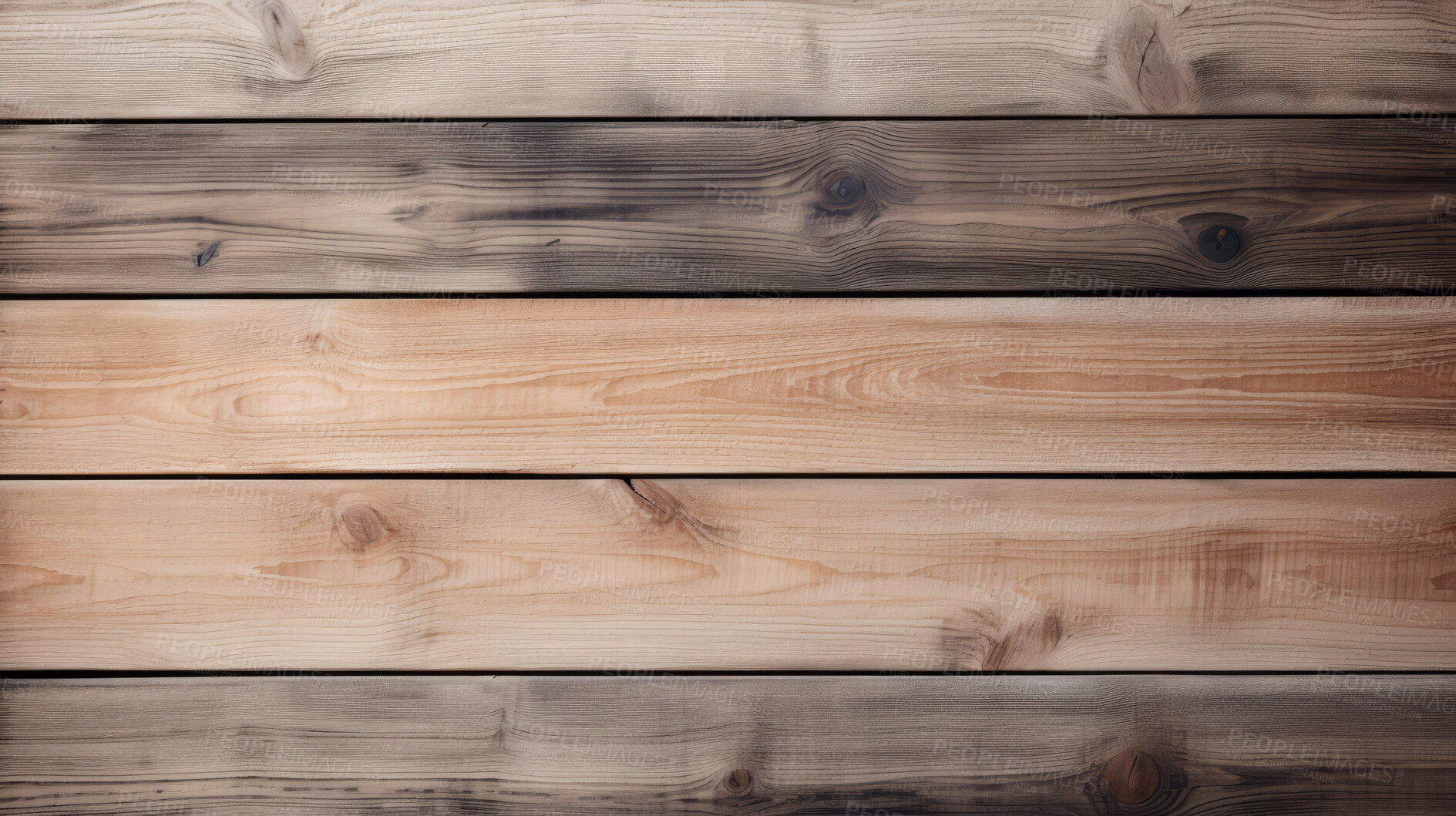 Buy stock photo Multi shades of brown wood table, wall or floor background, wooden texture. Copy space.