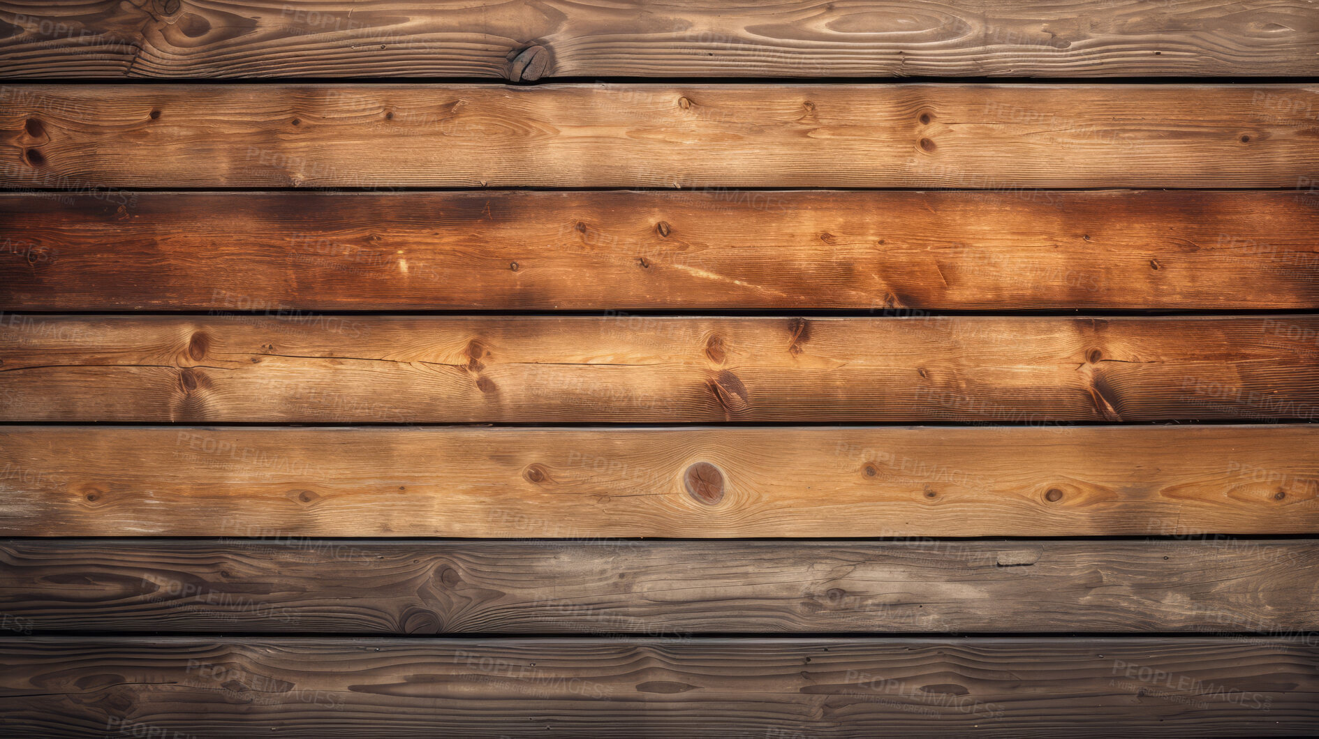 Buy stock photo Brown wood table, wall or floor background, wooden texture. Copy space.