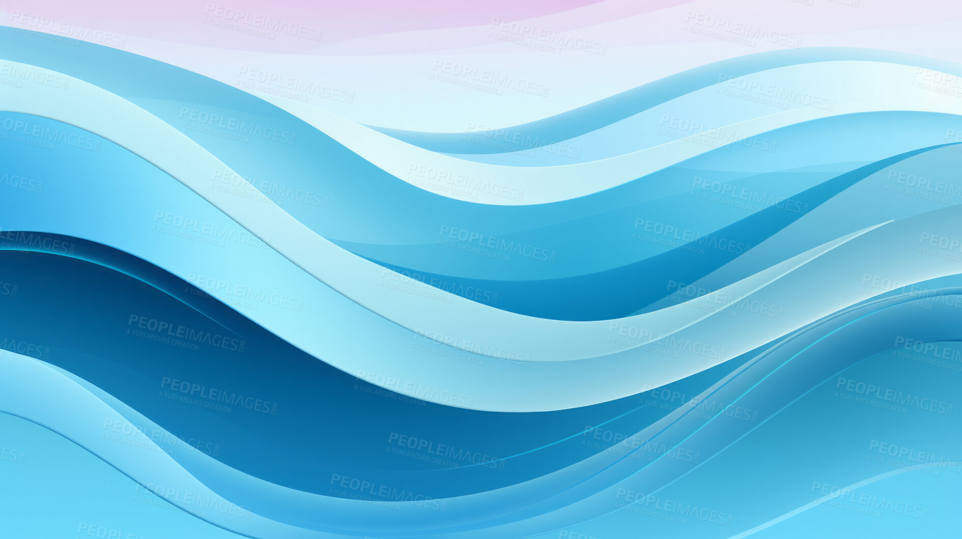 Buy stock photo Three dimensional waveform background. Abstract concept.