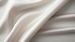 Close-up of silky texture fabric. Cloth textile background.