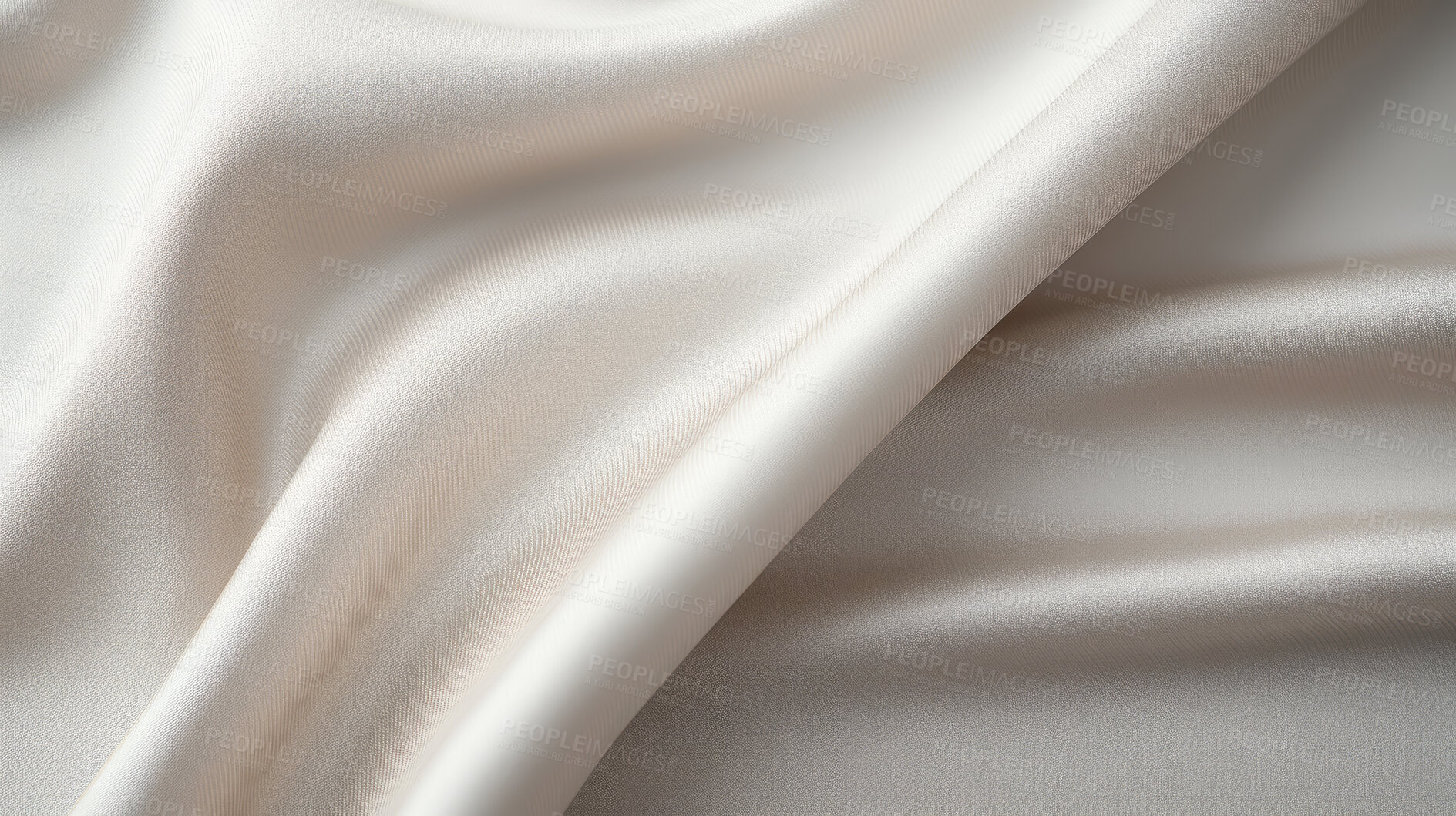 Buy stock photo Close-up of silky texture fabric. Cloth textile background.