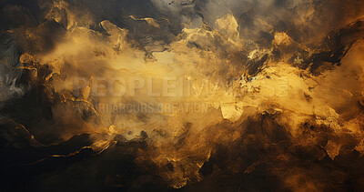 Buy stock photo Grungy gold wall abstract background texture.