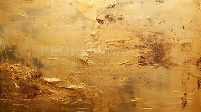 Buy stock photo Shiny gold wall abstract background texture.