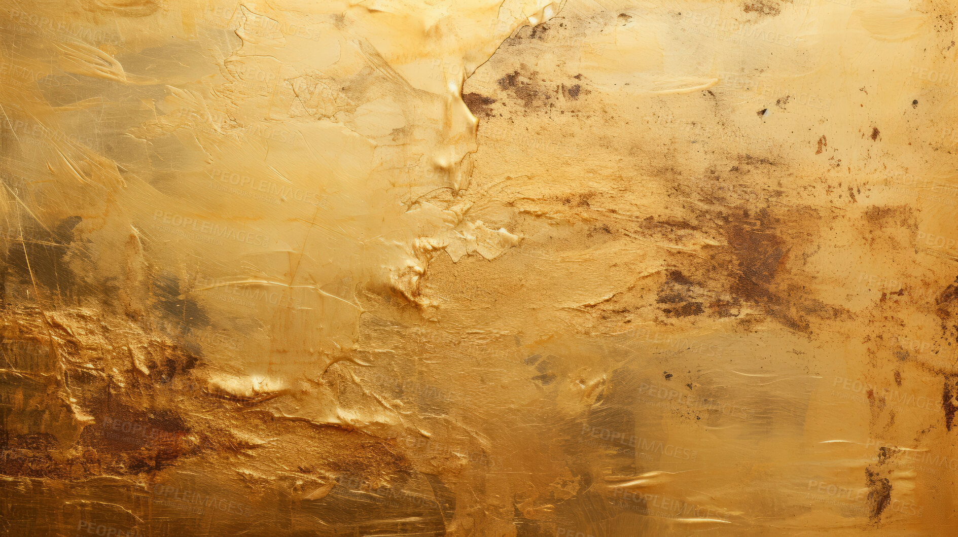 Buy stock photo Shiny gold wall abstract background texture.