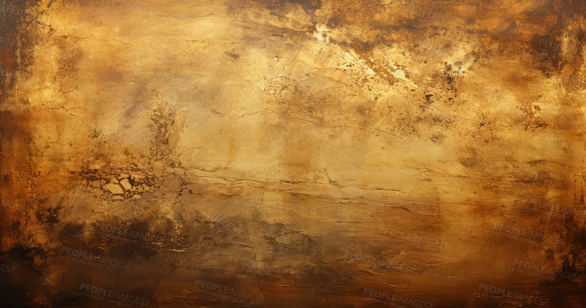 Buy stock photo Shiny gold wall abstract background texture.