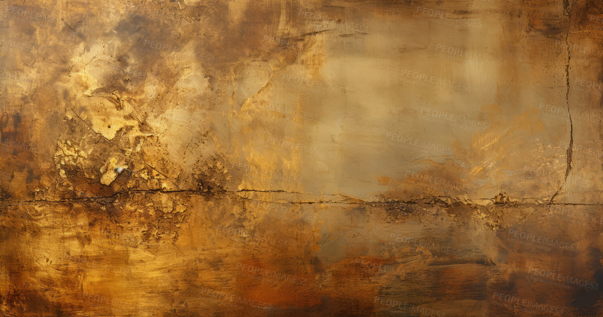 Buy stock photo Shiny gold wall abstract background texture.