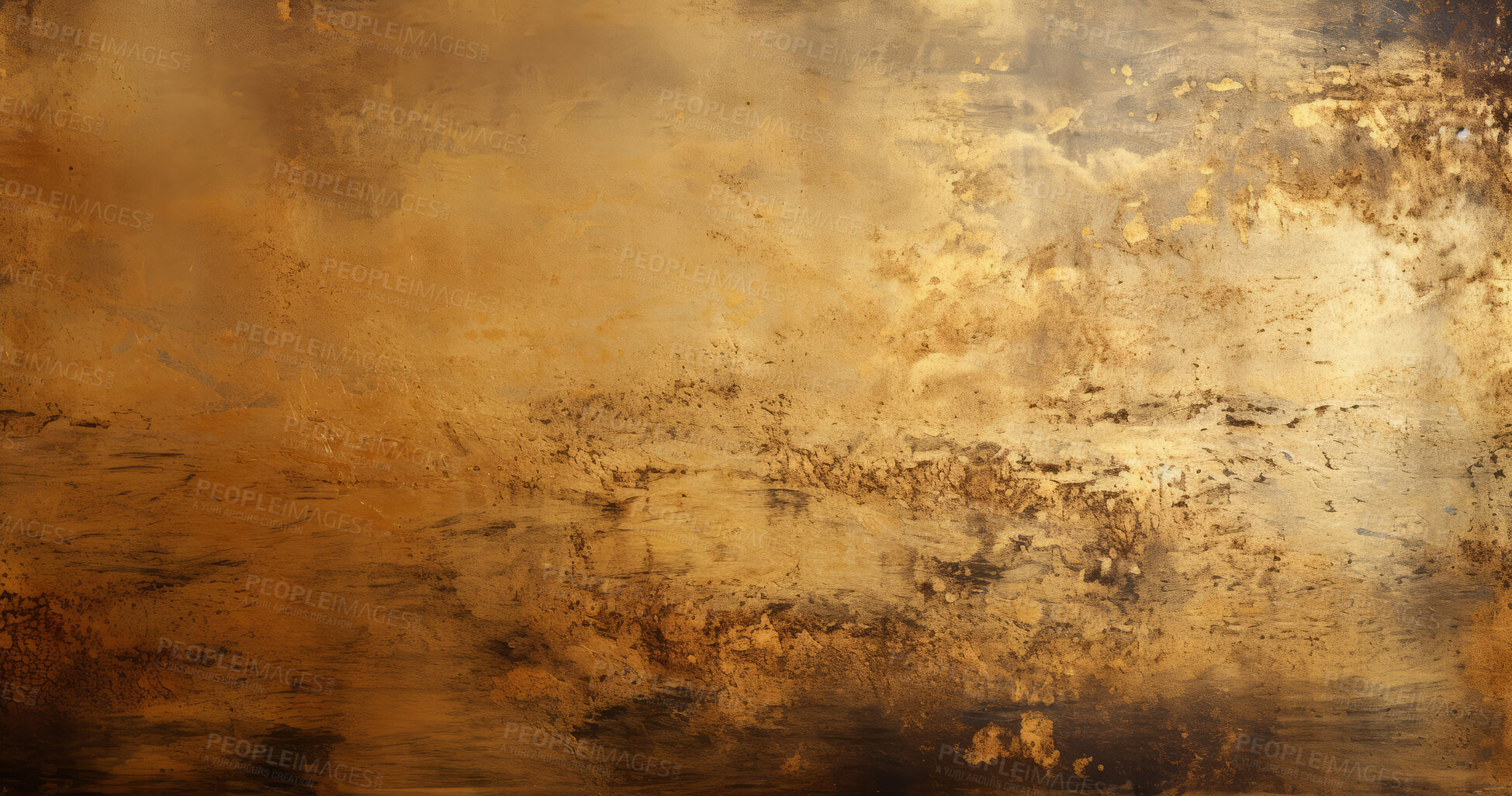 Buy stock photo Shiny gold wall abstract background texture.