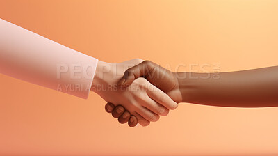 Businessman handshake for teamwork of business deal and success, celebration partners