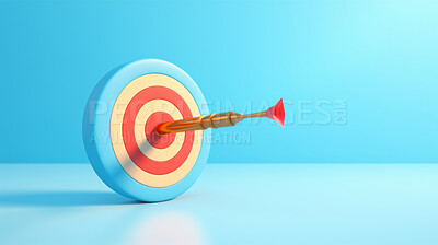 Target icon for seo or target marketing symbol against a blue background